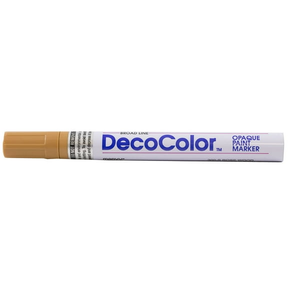 Marvy Uchida Broad Line Opaque Paint Marker, 1/Pack, Rose Wood