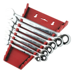 7 PC REV RATCHETING WRENCH SET 5 16 3 4