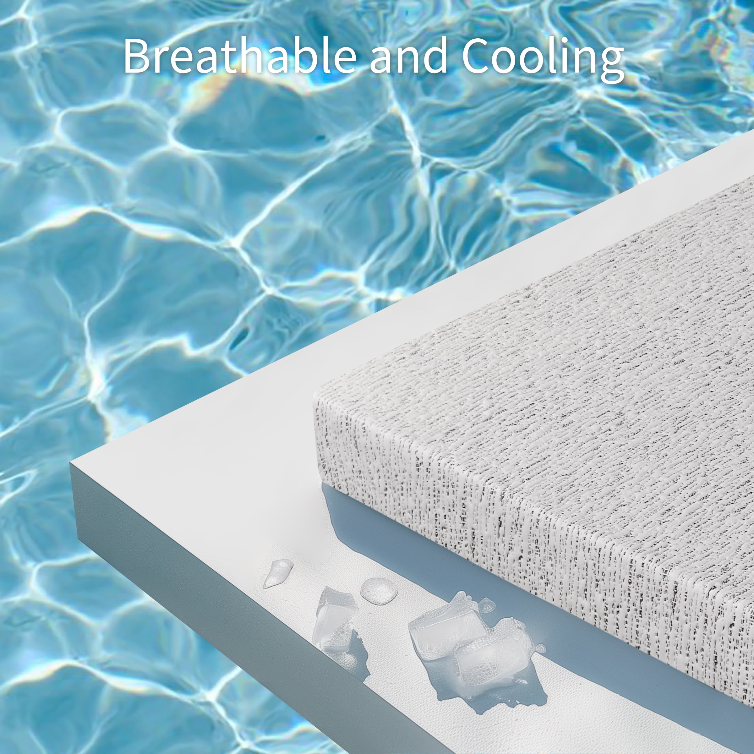 2, 3 or 4 inch Queen Mattress Topper,Plush Gel Memory Foam Mattress Topper with Cooling Cover (2 inch, Queen)