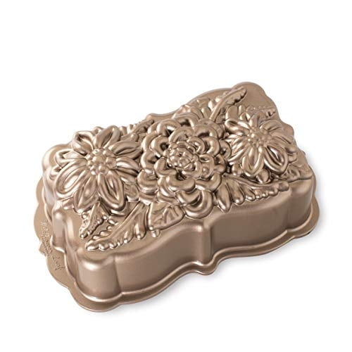 Molde Nordic Ware Wildflower, 6 tazas, toffee para bizcochos