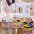 thumbnail image 4 of HELLHERO Jewel Tones Sewing Machine Mats Home Sewing Classes Foldable to Store Bobbins for Most Sewing Machines for Mother's Day Present, 4 of 5