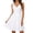 White, variant on CIENVNSTG Women Sleeveless V-Neck Sundresses Summer Cocktail Swing Dress Casual Faux Wrap Short Tank Dress Wedding Party Rockabilly Evening Prom Dress Purple M