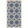 thumbnail image 1 of Safavieh Courtyard Navy Indoor Outdoor Rug - Runner 2'7" x 5', 1 of 1