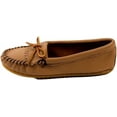 thumbnail image 4 of Minnetonka Women's Deerskin Soft-T Moccasin,Mocha Deerskin,6.5 M US, 4 of 4