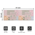 thumbnail image 5 of Pioneer Flower Floral Print Pattern Door Rugs,Washable Non Slip Door Mats Indoor,Decorative Door Mats,Entry Mat Indoor for Entrance,Bedroom,Kitchen,Bathroom,16"x47", 5 of 6