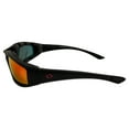 thumbnail image 3 of Hurricane Vortex Sport Vented Foam Padded Riding Goggles Black with Red Mirror Lens, 3 of 7