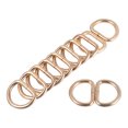 thumbnail image 4 of Uxcell Metal D Ring 0.98"Rings Buckle for Hardware Bags Belts Craft DIY Accessories Gold Tone 12Pcs, 4 of 5