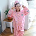 thumbnail image 3 of Cartoon Kids One-piece Raincoat Wind Proof Waterproof Children Rain Suit, 3 of 7