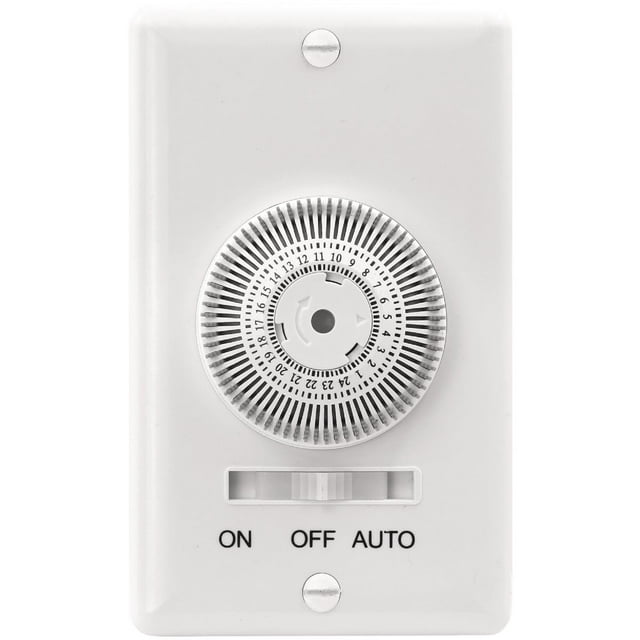 Timer Prime Wire & Cable para interiores, 24 horas, mecánico, 120 V
