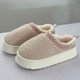 thumbnail image 4 of ZELAND Unisex Thick-Sole Winter Snow Boots - Casual Slip-On Suede-Look Fur-Lined Warm Cotton Shoes, 4 of 11