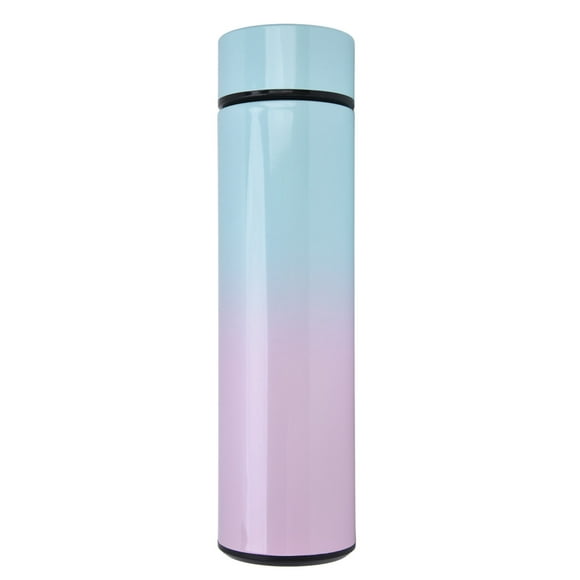 Botella de Agua de Acero inoxidable Con Pantalla Lideró Inteligente, Aislamiente al Vacío de Doble Pared, 500ml, Regalo Ideal, Vijes, Senderismo, Oficina