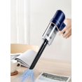 thumbnail image 4 of Cordless Car Vacuum Cleaner - 8000Pa Powerful Suction, Wet & Dry Use, Rechargeable Handheld Mini Vacuum with LED Light, Ideal for Car/Office/Home Cleaning,Blue,1pcs, 4 of 6