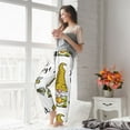 thumbnail image 5 of Salouo Gnome Sweet Honey Print Women's Pajama Pants Casual Loose Sweatpants PJs Flowy Pants Drawstring Palazzo for Women Wide Leg Pants Lounge Pajama -Small, 5 of 8