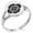 Silver, variant on Stainless Steel Ikeda Samurai Crest Minimalist Oval Top Polished Statement Signet Ring