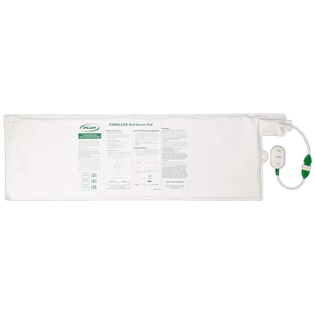 Almohadilla con sensor de cama inalámbrica de repuesto/adicional Smart Caregiver Corporation: 10 x 30 pulgadas Funciona solo con 433-EC y 433-CMU