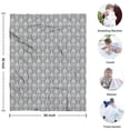 thumbnail image 4 of Gray Geometric Arrow Pattern Blanket,Comfortable Soft Flannel Throw Blanket,All Season,Warm Lightweight Blankets for Sofa Bed Couch Living Room Chair,30"x40", 4 of 4