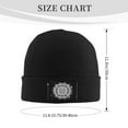 thumbnail image 3 of ZICANCN Knit Beanie Hat-Kaleidoscope Geometric Winter Cap Soft Warm Classic Hats for Men Women Lines Datura, 3 of 8
