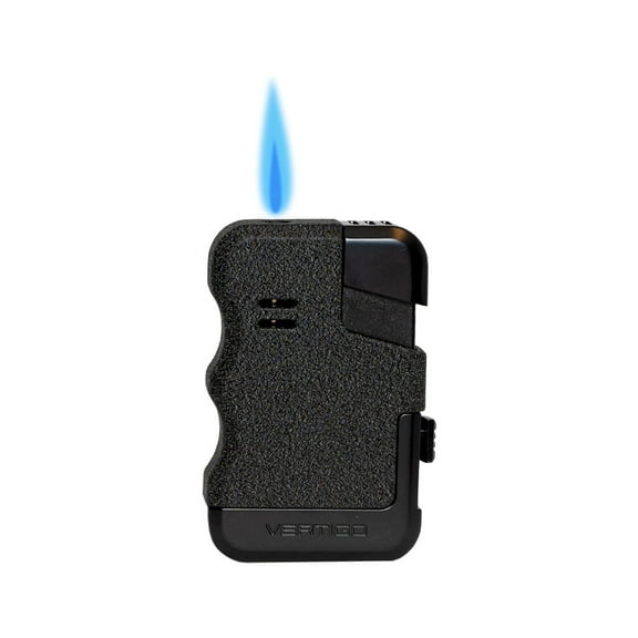 Vertigo Gator Single Torch Lighter - Black