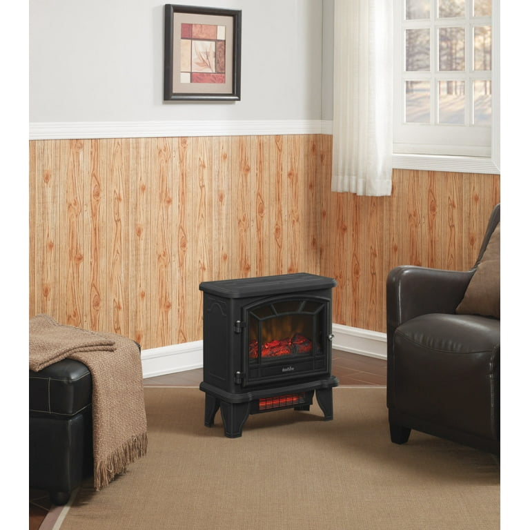 Duraflame® Infrared Quartz Electric Fireplace Stove Heater, Black -  Walmart.com