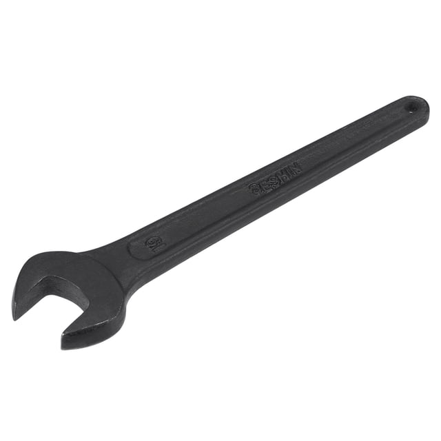 Unique Bargains 19mm Open End Spanner, Carbon Steel Single Head Wrench Hand Tool