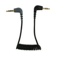 thumbnail image 1 of 1pc TRS To TRRS Microphone Cable 3.5mm Male To Male Right Angle Adapter Cable, 1 of 8