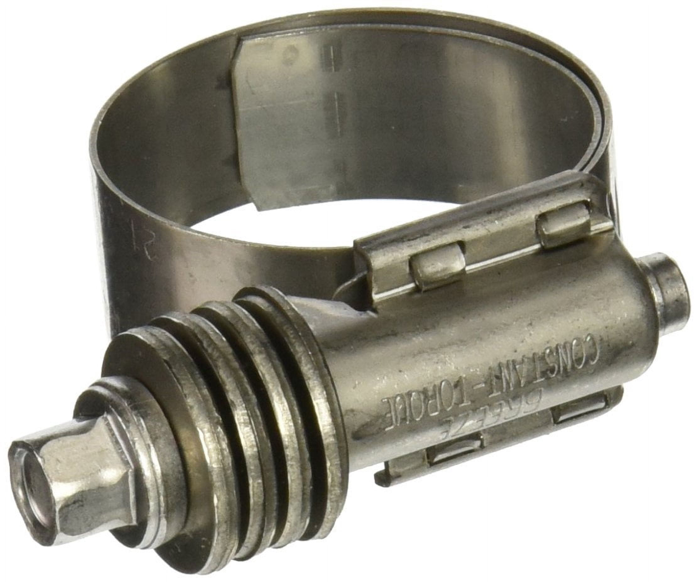 Breeze Liner Stainless Steel Hose Clamp, Worm-Drive, SAE Size 16, 13/16" to 1-1/2" Dia, 1/2" Bandwidth (Pack of 10)