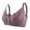 Purple, variant on Sleeping Bra Women Full-Coverage Bra Feature V-Neck T-Shirt Bra Style W-1692 Green XXL