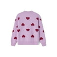 thumbnail image 3 of Mom and Daughter Matching Clothes Women Little Girls Heart Cardigan Sweater Mommy and Me Valentine's Day Cardigan, 3 of 8