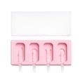 thumbnail image 1 of Molde de paletas de helado de silicona hecho a mano con tapa, divertido fabricante de helados DIY for niños, 1 of 2