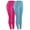 Hot Pink/Sky Blue, variant on Wyobmus 2 Pack Leggings With Cellphone Pockets for Women High Waisted Tummy Control Soft Stretchy Workout Pilates Yoga Pants Burgundy/Olive Green