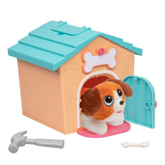 Set de juguete de peluche y caseta Little Live Pets My Puppy's Home