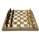 thumbnail image 1 of Juego de ajedrez internacional de viaje estándar plegable, juego de entrenamiento de tablero de almacenamiento de madera para niños adultos, juego de ajedrez Noticed FN0185-00B, 1 of 7