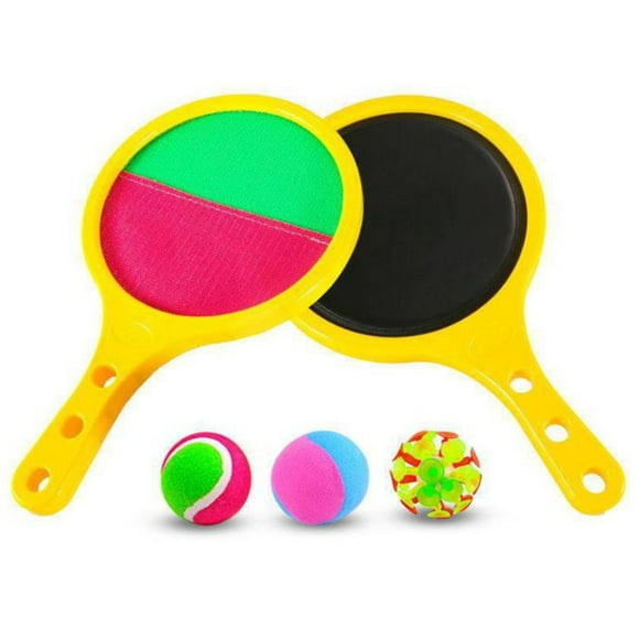 Throwing and Catching Children's Sucker Target Ball Outdoor Sports, Game Racket Set Game Sports Toy Kids Presents For Outdoor Summer Beach