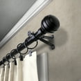 thumbnail image 2 of Tamara 13/16" Bay Window curtain rod 20"-36", 38"-72" - Black,(ABay-91-2), 2 of 4