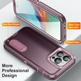 thumbnail image 5 of ShellTech for iPhone 15 Pro Max Case, iPhone 15 Pro Max Case with Kickstand, [Military Grade Shockproof][Three Layer Heavy Duty Drop Proof] Phone Case, Dustproof Phone Case for iPhone 15 Pro Max,D, 5 of 9