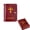 Red, variant on Catholic Holy Card Holder, 5.5x3.9Inch Faux Leather Closure Prayer Card Organizer, 54 Assorted Religious Devotional Cards Set