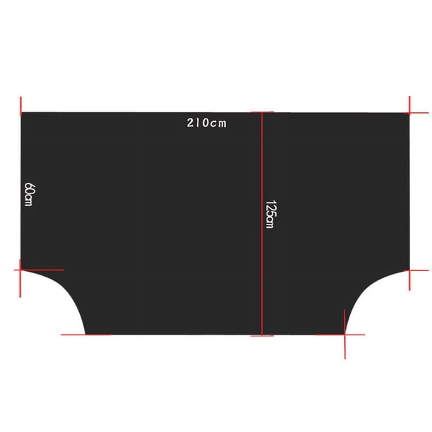 Protector de nieve para automóvil recubierto de tela, cubierta de parabrisas con 6 imanes y bolsa de almacenamiento, cubierta para nieve, protección contra heladas, protector solar