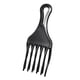 thumbnail image 1 of Peine de diseño en forma de horquilla para estilos clásicos y modernos, tamaño compacto, material ABS resistente, color negro elegante. Ideal para peinados como el slick back y el pompadour., 1 of 6