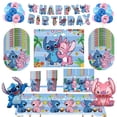 thumbnail image 2 of Globo temático de Lilo & Stitch de Disney, decoraciones para fiesta de cumpleaños, vajilla de papel, platos, vasos, servilletas, pancarta, suministros de fiesta DIY para vacaciones, 2 of 5