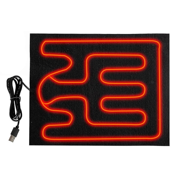 Almohadilla térmica para mascotas, película calefactora Usb, cálida, plegable, impermeable, para coche, mascota, reptil, invierno, cálido, Cli