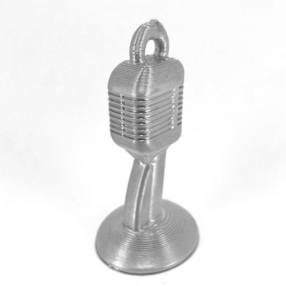 Retro Classic Microphone Christmas Tree Bauble Decoration Ornament For Xmas Noel