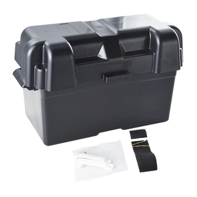 guohui Battery Box Holder Container Lightweight Multifunction Portable Organizer for RV Length 35.5 cm