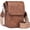 Brown, variant on Small Crossbody Bags for Women Trendy,Leather Triple Compartment Cell Phone Crossbody Wallet Purses with Card Slots(Brown)