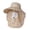 Khaki, variant on Fishing Hat for Women Outdoor UV Sun Protection Ice Silk Breathable Sun Hat Wide Brim Bucket Hat with Face Cover