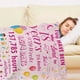 thumbnail image 5 of LHSHID Happy 16th Birthday Throw Blanket for Girls 16 Years Old Flannel Fleece Blanket Sixteenth Birthday Gift Ideas Decoration for Teen Daughter Niece Granddaughter 50x60in, 5 of 6