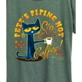 thumbnail image 3 of Pete The Cat - Petes Piping Hot Coffee  - Women's Short Sleeve Graphic T-Shirt, 3 of 6