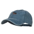 thumbnail image 2 of German Shepherd Dog Embroidered Washed Cap - Navy OSFM, 2 of 5