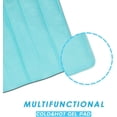 thumbnail image 4 of GreenIce Cooling Mat, Gel Cooling Cold Mat Pain Relief, Injuries Mesh Fabric Hot Cold Therapy Pack for Back, Shoulder, Knee, Belly Green 18in×18in (Green), 4 of 6