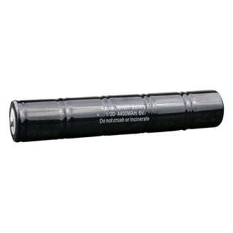 Mingeris 4000mAh LiFePO4 Battery Replacement For Mag Lite ML150LRX & ML150LR Series Flashlights - 6.4V Rechargeable