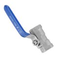 thumbnail image 4 of 304 Stainless Steel Ball Valve Rust  Long Service Life, Female to Female Thread Ball Valve Handle Flat Alignment Reduced Port for Water Oil Gas, 4 of 7